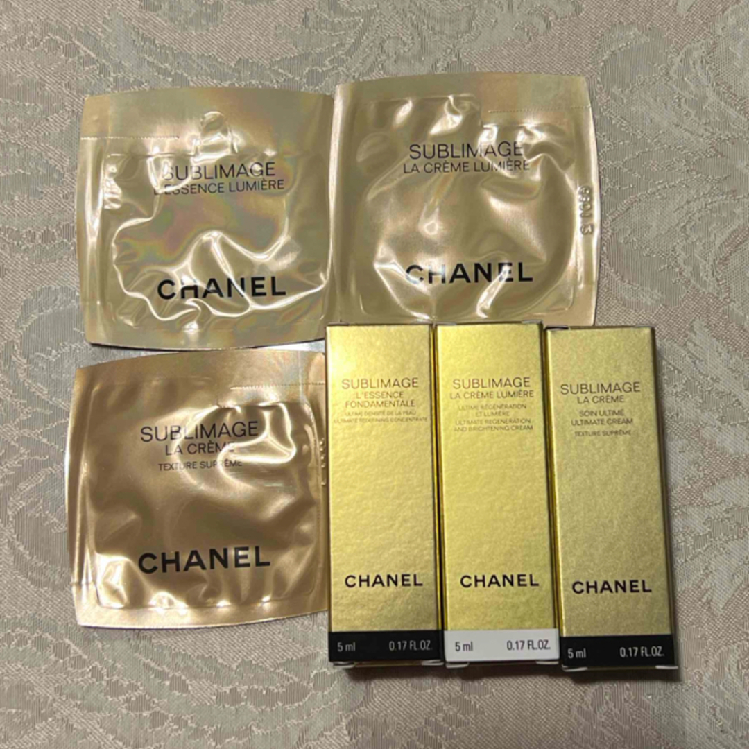 CHANEL(シャネル)のシャネル サブリマージュ 美白と保湿 美容液とクリームのセット コスメ/美容のキット/セット(サンプル/トライアルキット)の商品写真