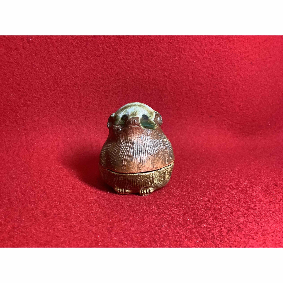 香合 信楽焼 狸 香斉【中古美品】の通販 by 茶道用品(茶碗・帛紗 香合 信楽焼 狸 香斉【中古美品】の通販 by 茶道用品(茶碗・帛紗