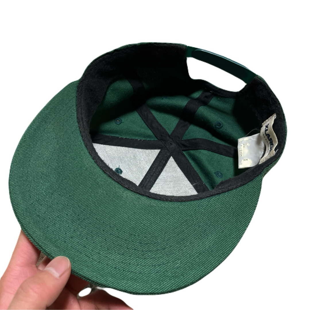 XLARGE(エクストララージ)のエクストララージ　キャップ　グリーン　90s メンズの帽子(キャップ)の商品写真