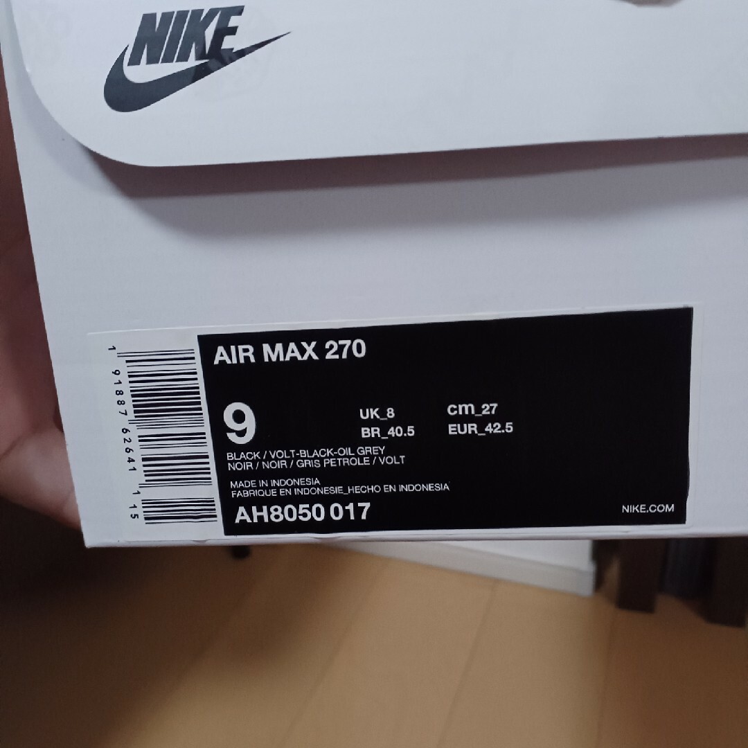 NIKE(ナイキ)のAIR MAX 270 メンズの靴/シューズ(スニーカー)の商品写真