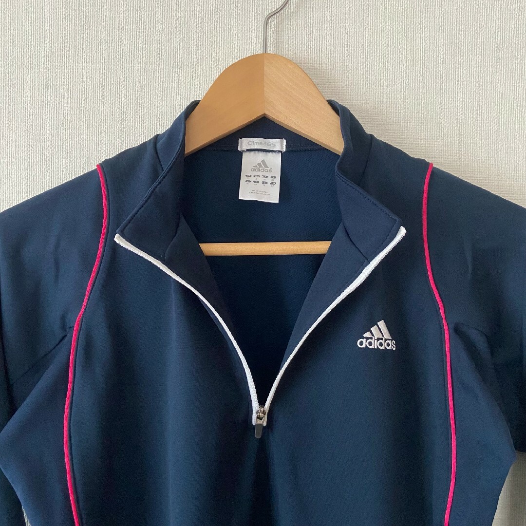 adidas(アディダス)の美品 アディダス クライマライト ハーフジップ ジャージ サイズM スポーツ/アウトドアのトレーニング/エクササイズ(その他)の商品写真