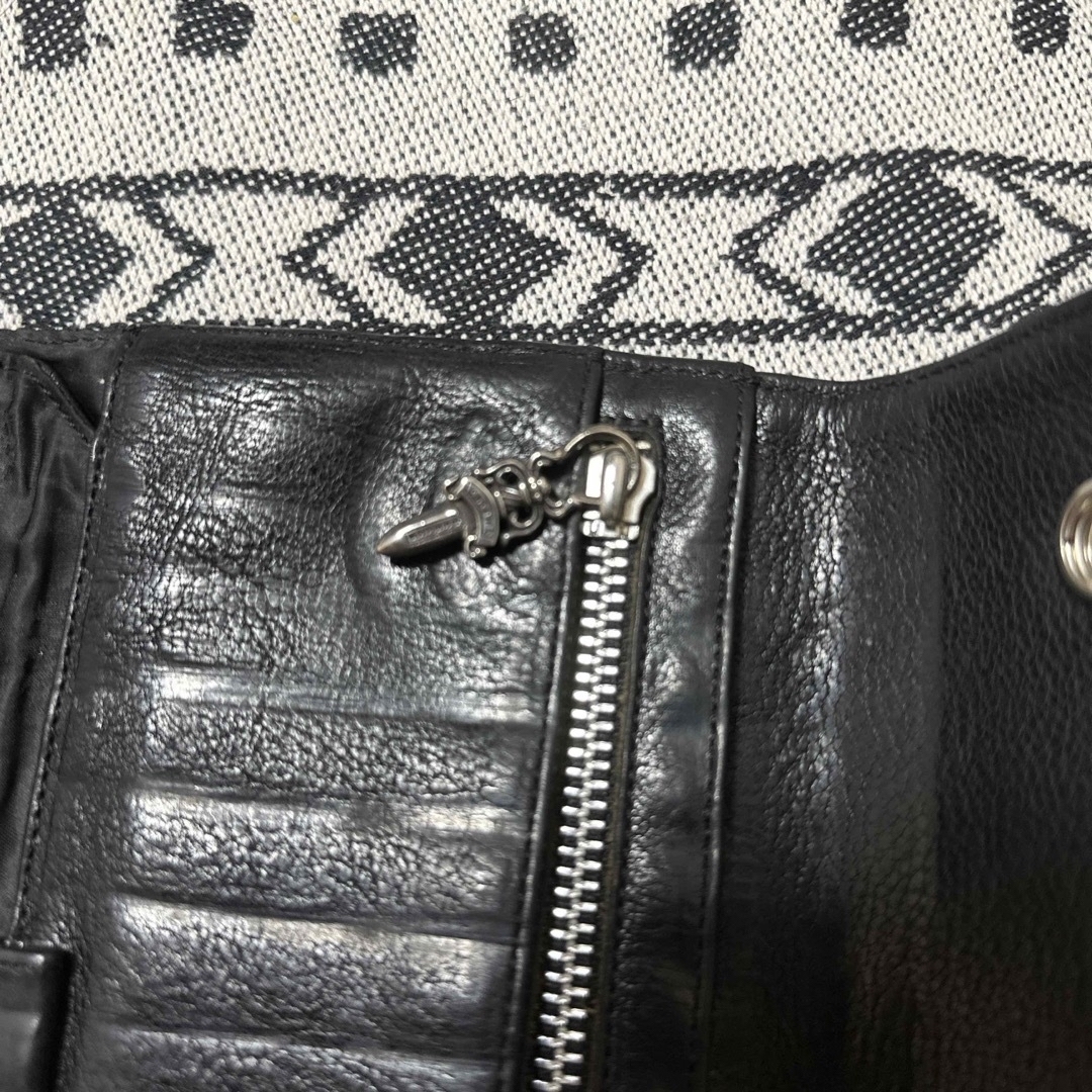 Chrome Hearts(クロムハーツ)のクロムハーツ WAVE ウォレット ハートチャーム メンズのファッション小物(長財布)の商品写真