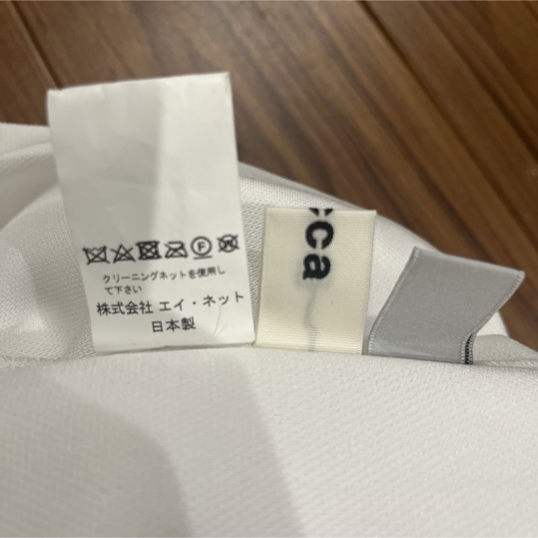 【新品未使用】zucca×ルコック　プリーツ　ジャージ素材　スカート　白