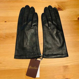 ボルサリーノ(Borsalino)のBorsalino(ボルサリーノ) レザー手袋　羊皮　ブラック(手袋)