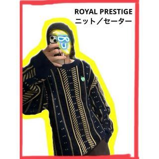 日本での入手は困難！royal prestige セーター　XXL ニット　総柄(ニット/セーター)