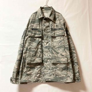 ミリタリー(MILITARY)の米軍実物 ミリタリー ジャケット BDU デジタル タイガーカモ 迷彩 USAF(戦闘服)