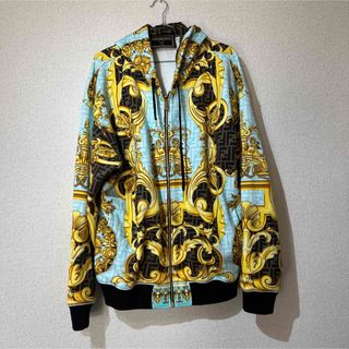 VERSACE - ＊ヴェルサーチ 黒パーカー バロック調 Sサイズ＊の通販 by ...