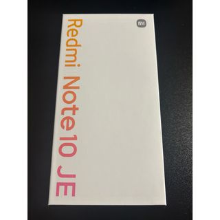 シャオミ(Xiaomi)のredmi note 10 je XIG02 4GB RAM 64GB グレー(スマートフォン本体)