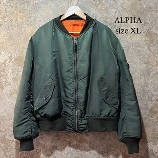 alpha - アメリカ製 ALPHA アルファインダストリーズ  MA-1 フライトジャケット