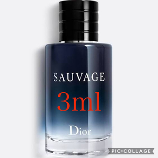 クリスチャンディオール(Christian Dior)の【3mL】Dior ソバージュ　SAUVAGE  香水(ユニセックス)