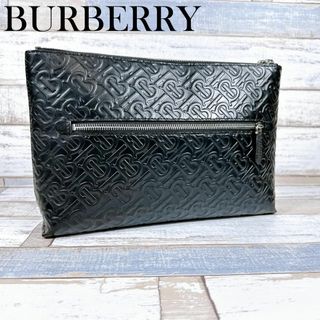 バーバリー(BURBERRY)のBURBERRY バーバリー TBロゴ クラッチバッグ ポーチ セカンドバッグ(クラッチバッグ)