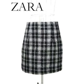 ザラ(ZARA)の✨ZARA★レディース★チェック柄★ツイード★ミニスカート★sizeS(ミニスカート)