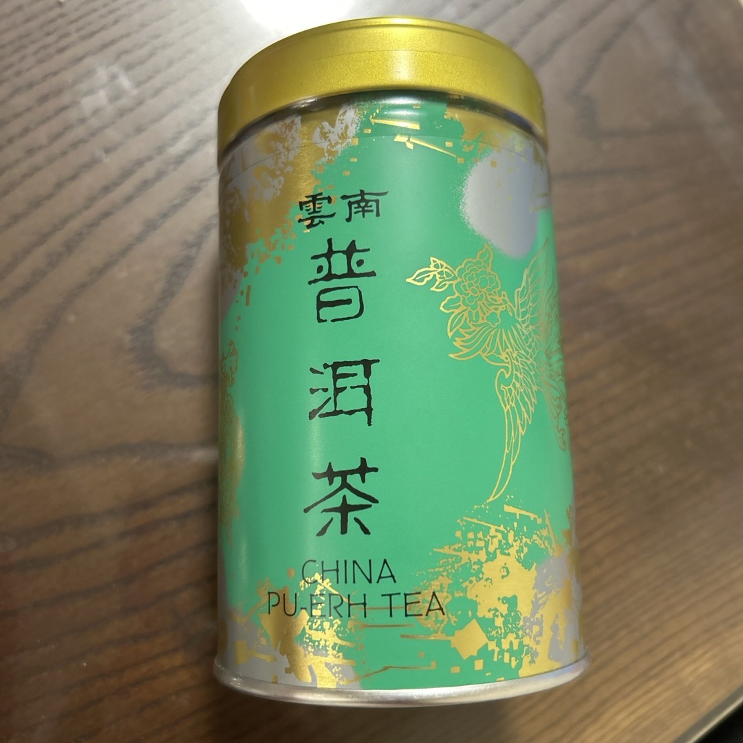 横浜中華街【萬福臨】プーアール茶★125g 食品/飲料/酒の飲料(茶)の商品写真