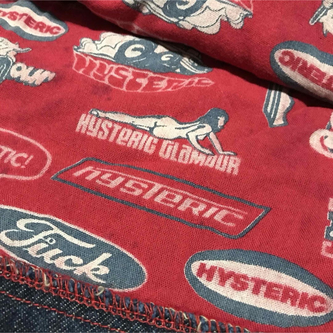 HYSTERIC GLAMOUR(ヒステリックグラマー)のヒステリックグラマー《希少》90's ほつれ加工 デニム ミニ スカート レディースのスカート(ミニスカート)の商品写真