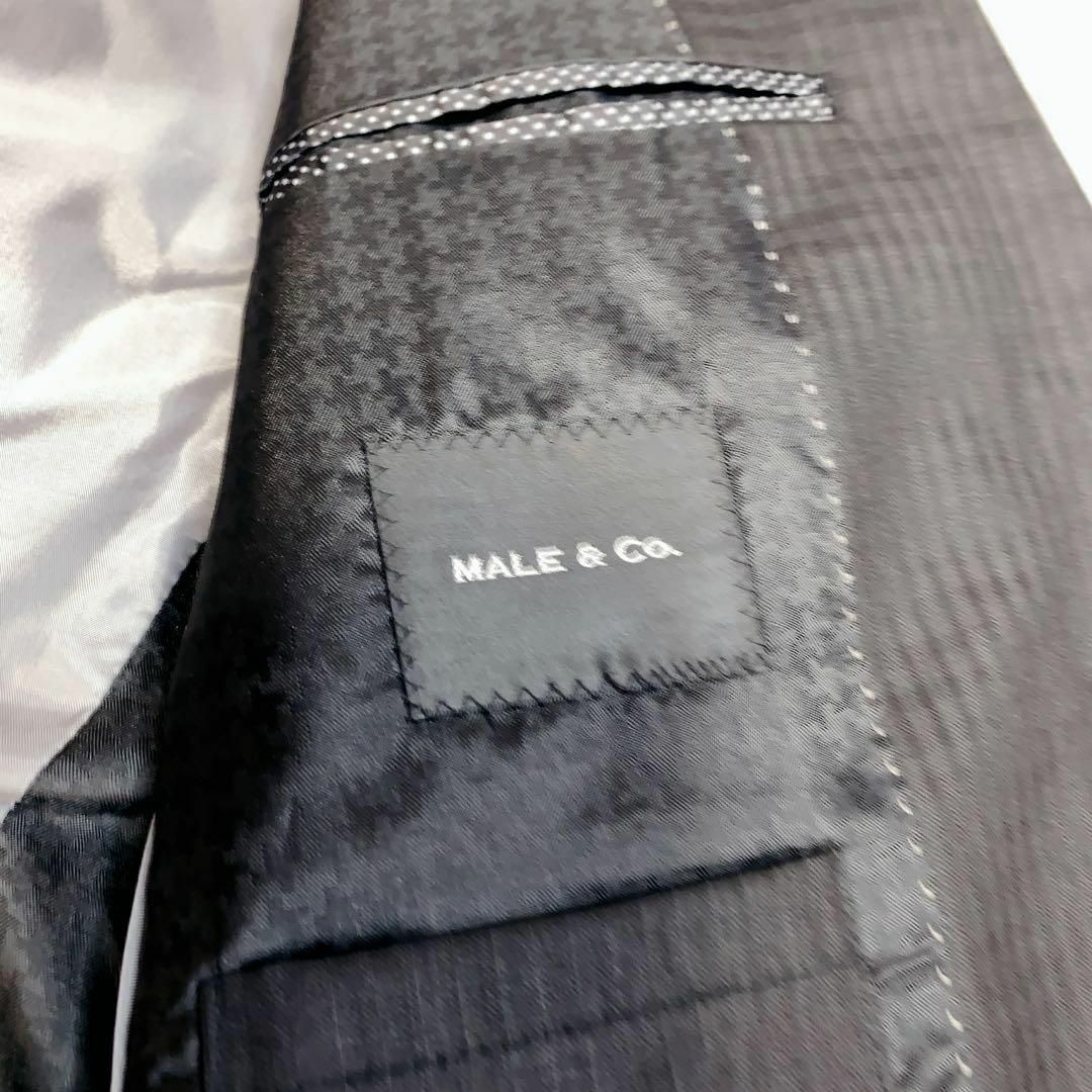 MALE&Co.(メイルアンドコー)の美品　MALE&Co TAKA-Q タカキュー　スーツ　3ピース　セットアップ メンズのスーツ(セットアップ)の商品写真