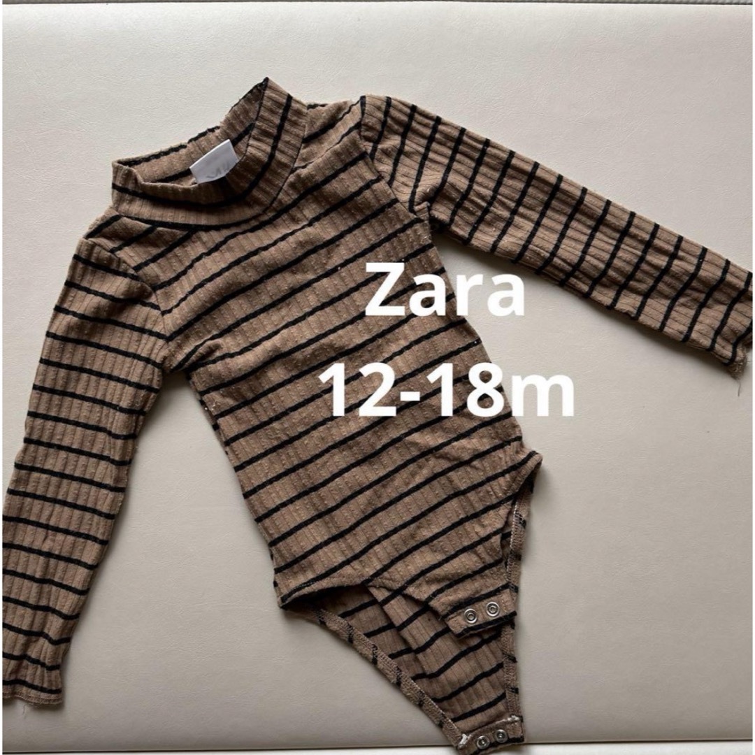 ZARA KIDS(ザラキッズ)のZARA baby 長袖ロンパース　12-18m キッズ/ベビー/マタニティのベビー服(~85cm)(ロンパース)の商品写真