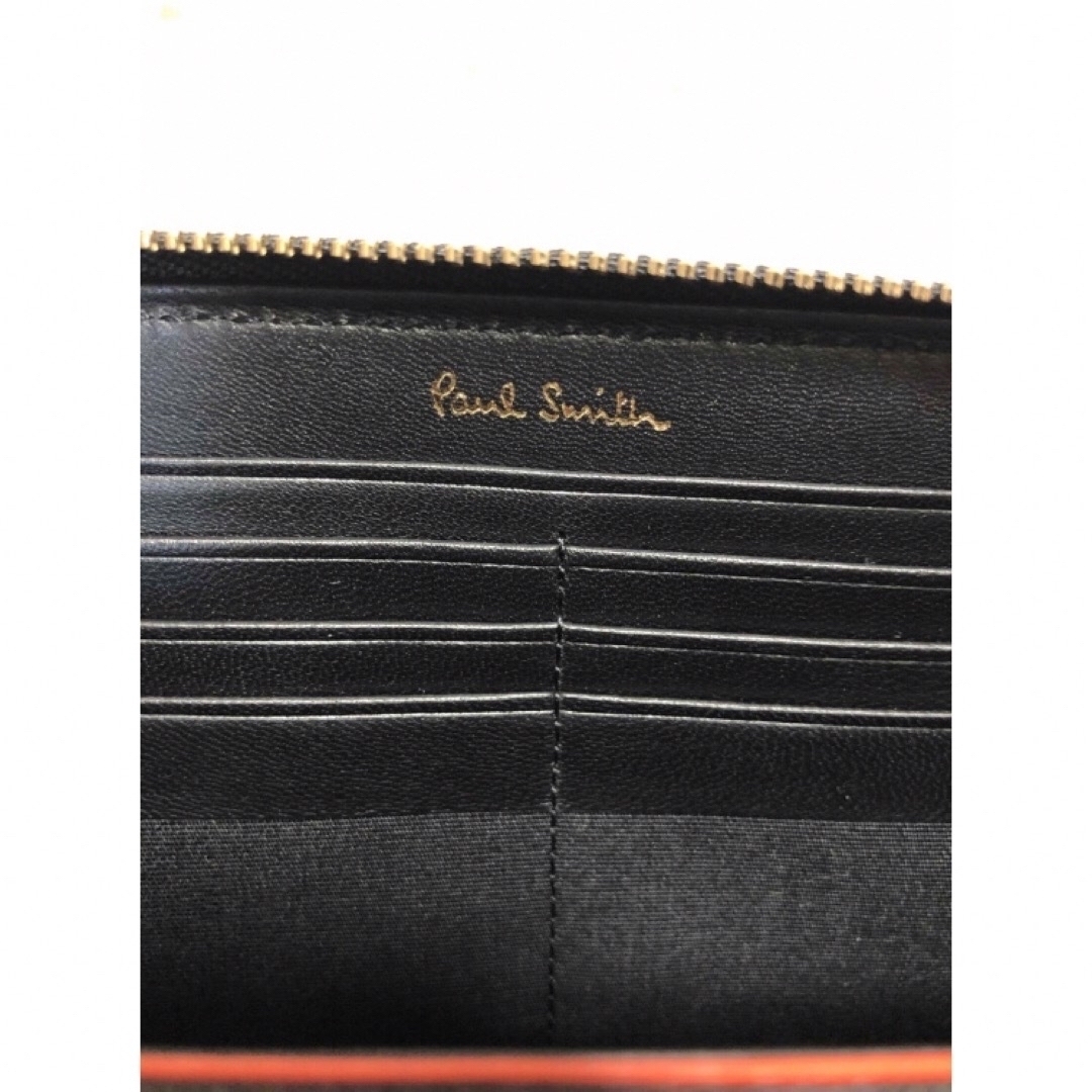 Paul Smith(ポールスミス)の【4/14出品終了】新品未使用PaulSmithスワールインセット長財布  黒 レディースのファッション小物(財布)の商品写真