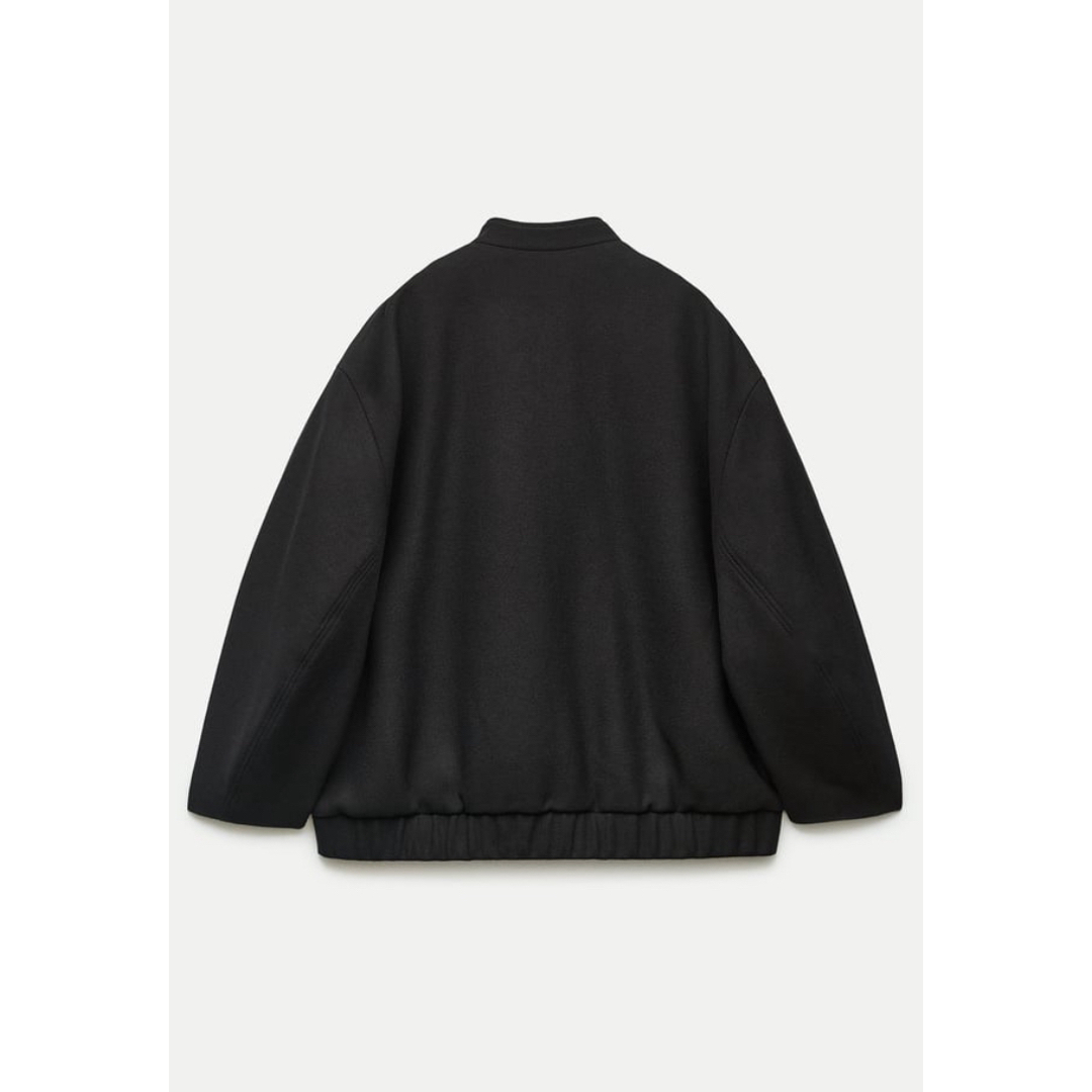 ZARA - ZARA ウールブレンドボンバージャケット