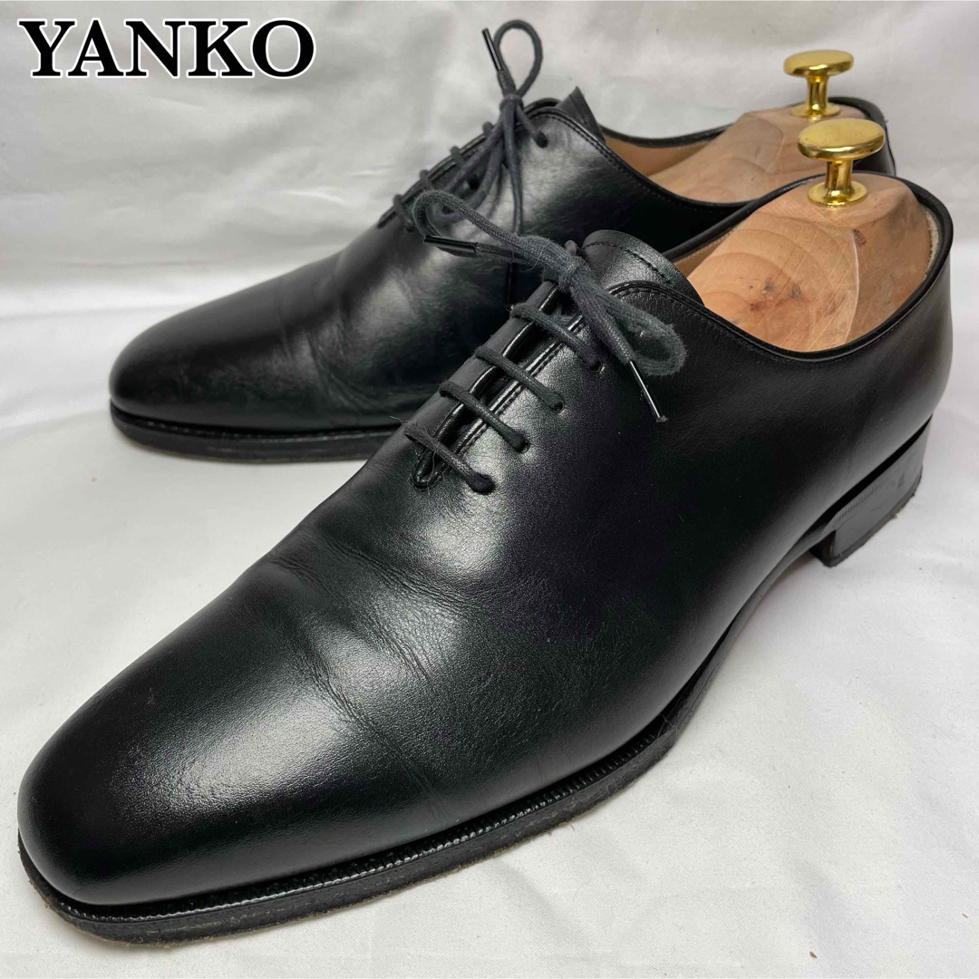 【定番】YANKO 14295 ホールカット 内羽根 プレーントゥ