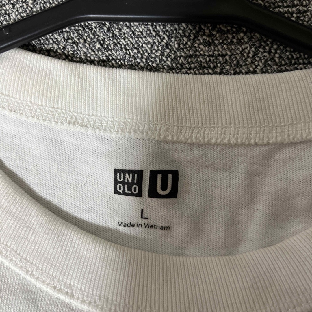 UNIQLO(ユニクロ)のUNIQLO  ユニクロ   クルーネックT（半袖）   Lサイズ メンズのトップス(Tシャツ/カットソー(半袖/袖なし))の商品写真