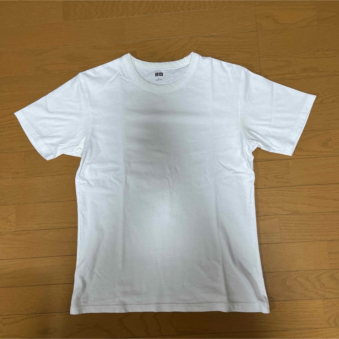 UNIQLO(ユニクロ)のUNIQLO  ユニクロ   クルーネックT（半袖）   Lサイズ メンズのトップス(Tシャツ/カットソー(半袖/袖なし))の商品写真