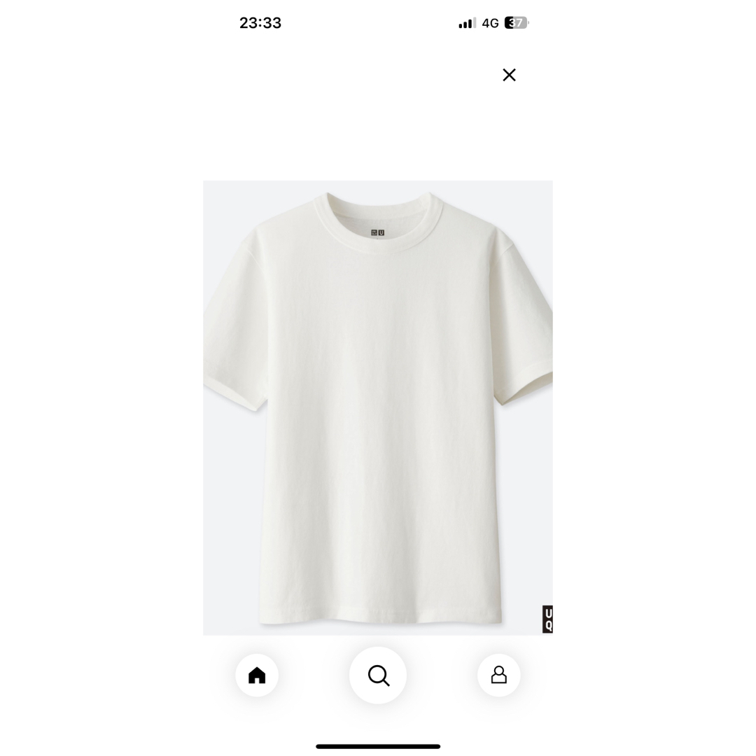 UNIQLO(ユニクロ)のUNIQLO  ユニクロ   クルーネックT（半袖）   Lサイズ メンズのトップス(Tシャツ/カットソー(半袖/袖なし))の商品写真