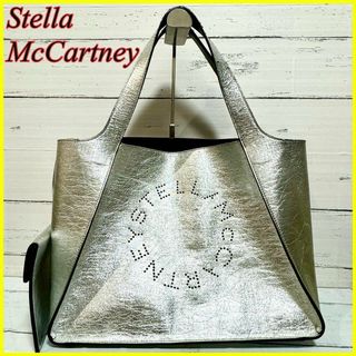 513860WP0234素材ステラマッカートニー STELLA MCCARTNEY ショルダーバッグ ステラロゴ スタッズ トート クロスボディ ポーチ付き グレインレザー 2024年春夏新作 513860 WP0234