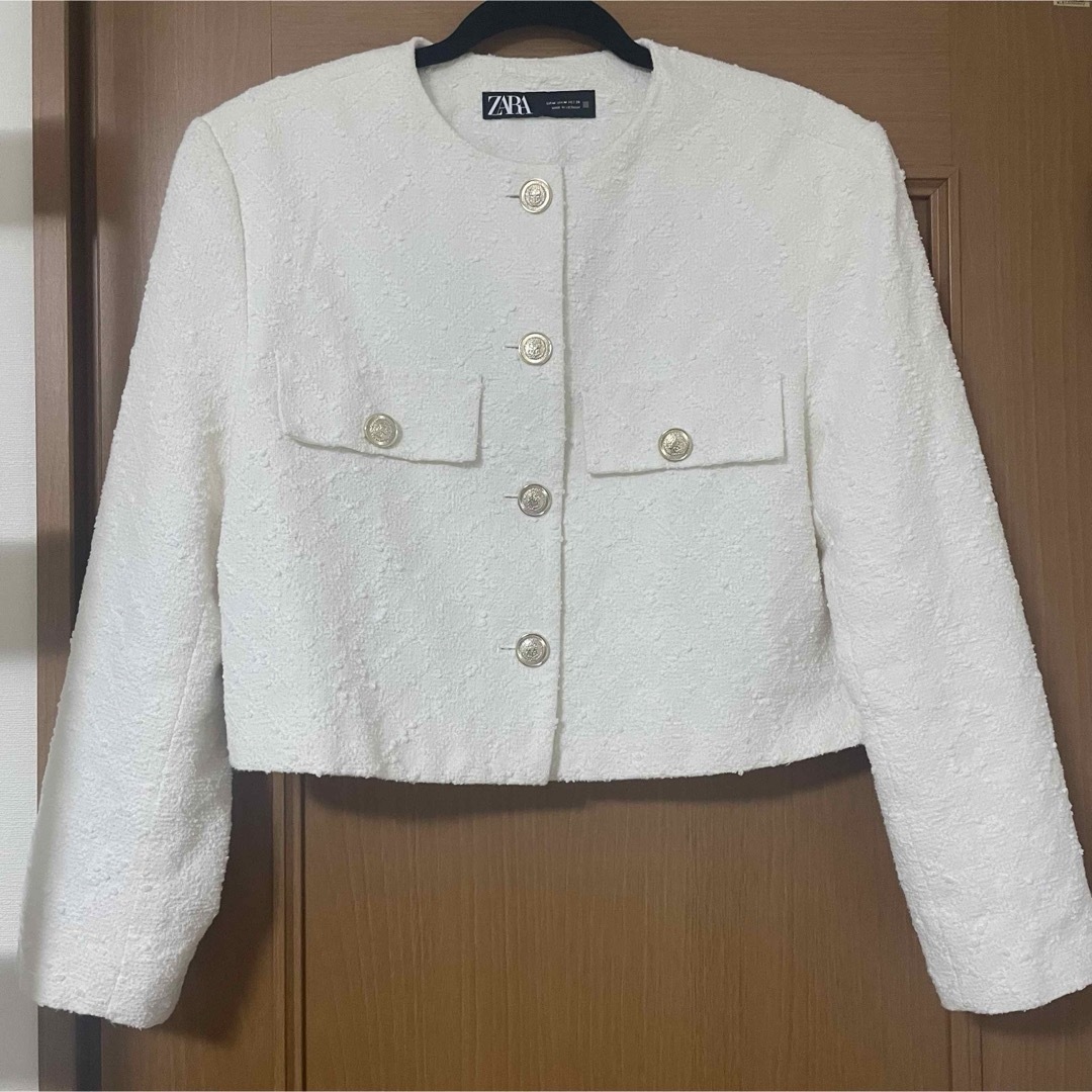ZARA - ZARA ツイードジャケットの通販 by ⚘|ザラならラクマ ZARA - ZARA ツイードジャケットの通販 by ⚘|ザラならラクマ