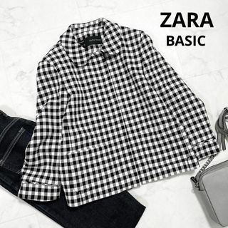 ザラ(ZARA)のZARA BASIC/ザラ ベーシック/ギンガムチェック柄ジャケット(その他)