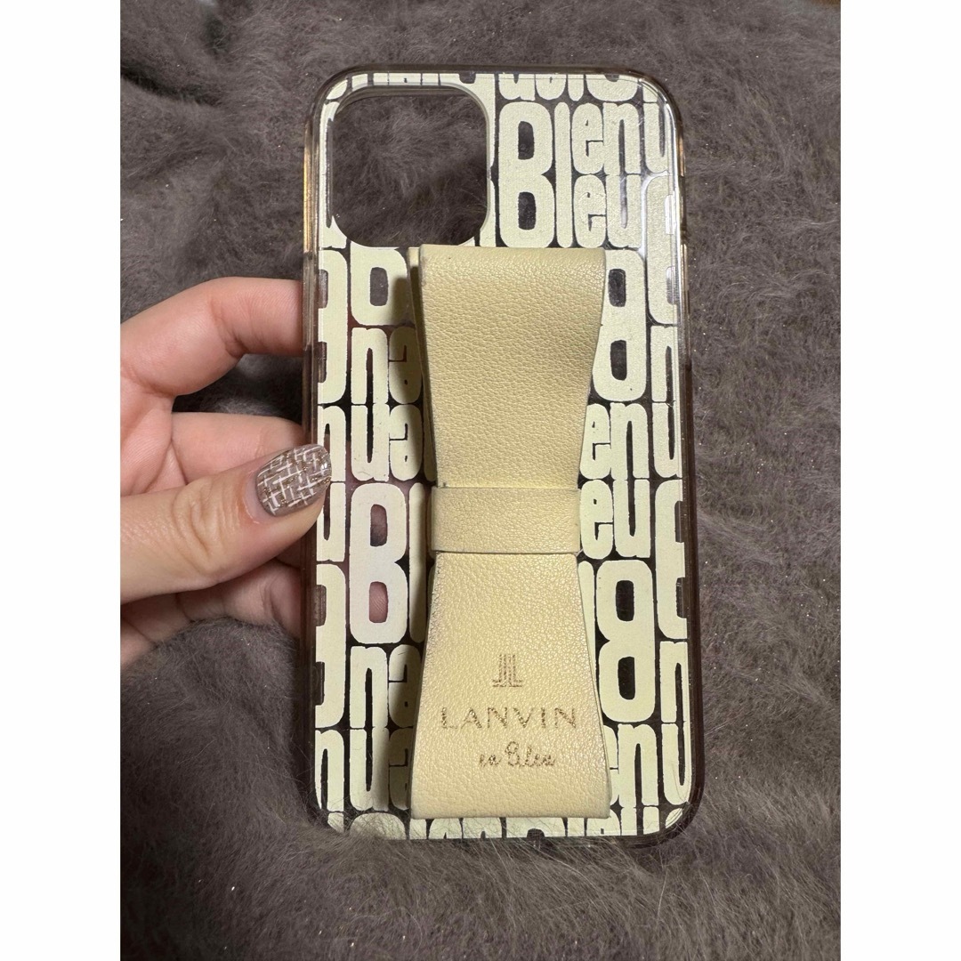 LANVIN en Bleu(ランバンオンブルー)のランバンオンブルー　LANVIN en Bleu  スマホケース スマホ/家電/カメラのスマホアクセサリー(モバイルケース/カバー)の商品写真