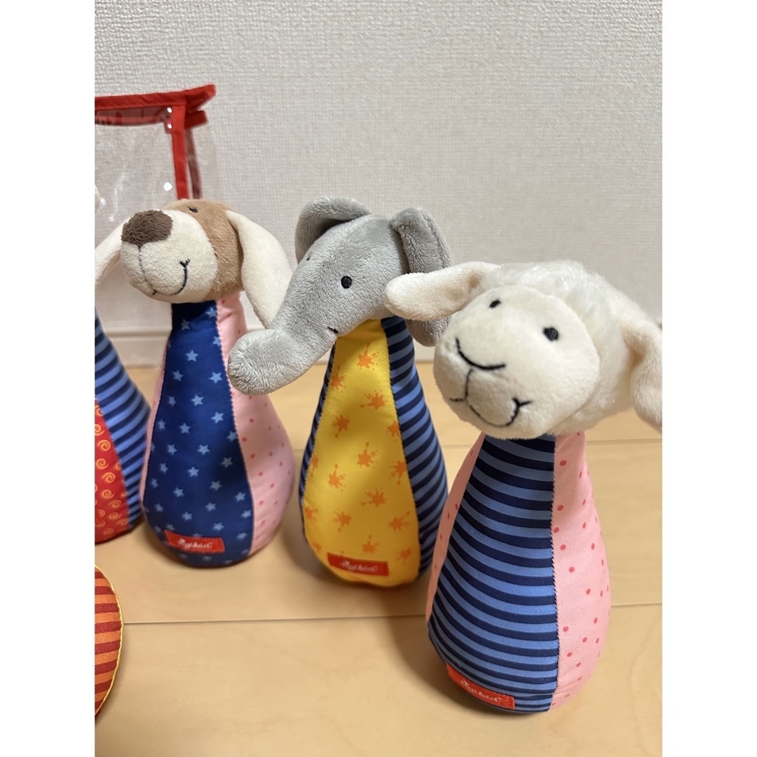 BorneLund(ボーネルンド)の⭐︎美品⭐︎BorneLundボーネルンド アニマルボーリング キッズ/ベビー/マタニティのおもちゃ(ぬいぐるみ/人形)の商品写真