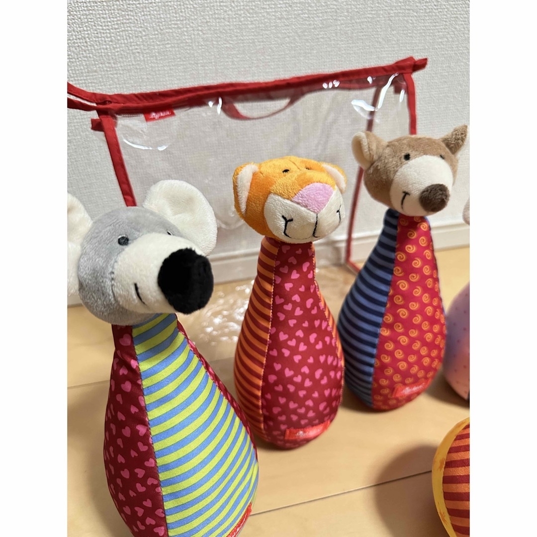 BorneLund(ボーネルンド)の⭐︎美品⭐︎BorneLundボーネルンド アニマルボーリング キッズ/ベビー/マタニティのおもちゃ(ぬいぐるみ/人形)の商品写真