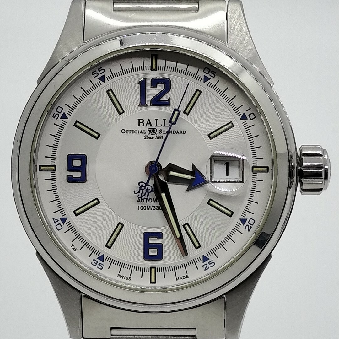 BALL(ボール)の【良品】BALLボールストークマンレーサーNM2088C-SJ-WHBE箱付き メンズの時計(腕時計(アナログ))の商品写真