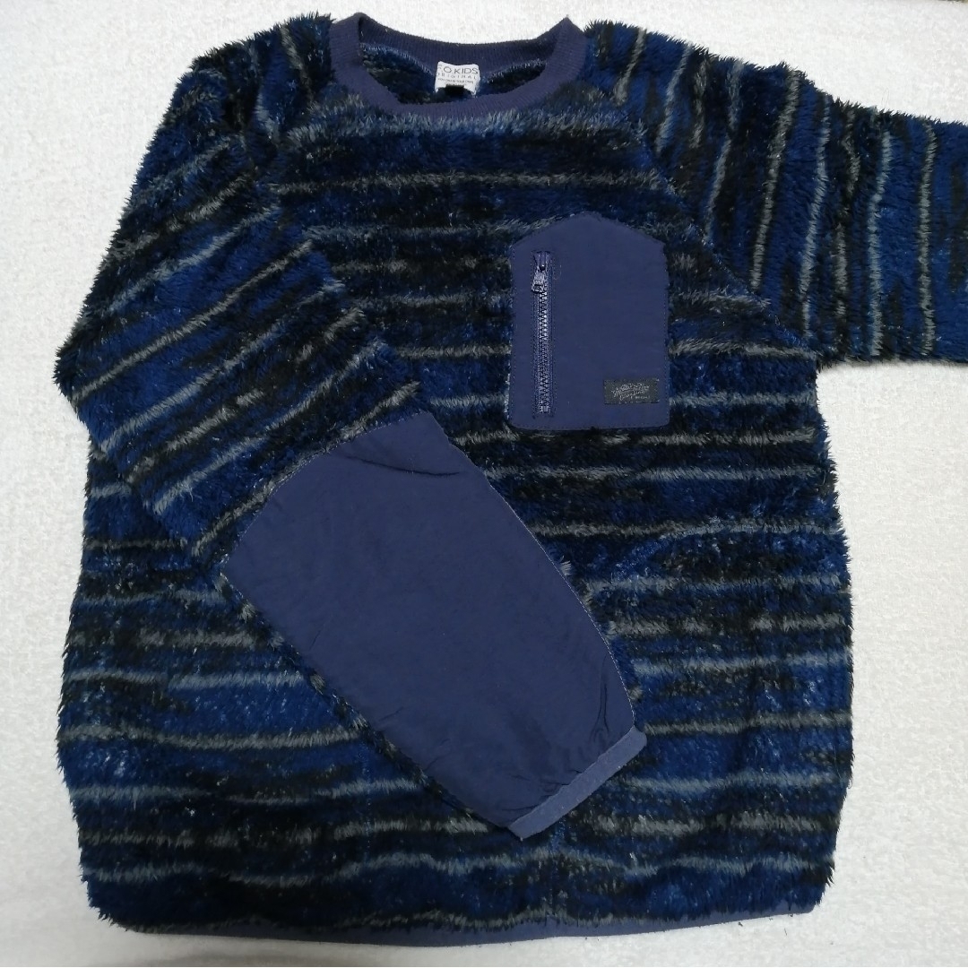 WASK(ワスク)の【USED】WASK  F.O.KIDS トレーナー2枚 140 キッズ/ベビー/マタニティのキッズ服男の子用(90cm~)(Tシャツ/カットソー)の商品写真