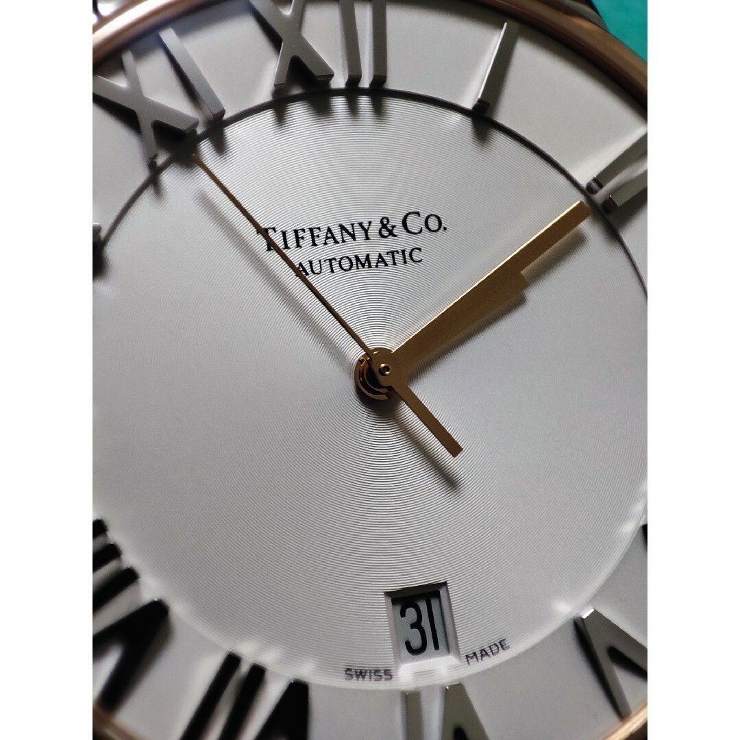 Tiffany & Co.(ティファニー)の【美品】ティファニーTIFFANY アトラスドーム PGコンビ 自動巻き メンズ メンズの時計(腕時計(アナログ))の商品写真