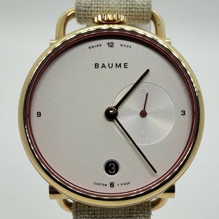 ボームエメルシエ(BAUME&MERCIER)の【美品】BAUME＆MERCIERボームスモールセコンド箱保付レディース腕時計(腕時計)