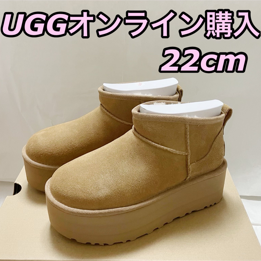 UGG(アグ)のUGG ウルトラミニ プラットフォーム チェスナット 22cm  アグ 厚底 レディースの靴/シューズ(ブーツ)の商品写真