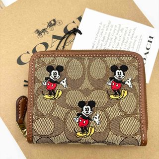 コーチ(COACH)の【DISNEY X COACH】スモール ジップ アラウンド ウォレット！(財布)