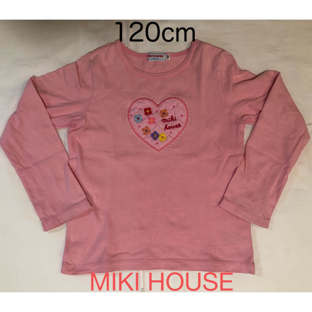 mikihouse(ミキハウス)のミキハウス　長袖シャツ キッズ/ベビー/マタニティのキッズ服女の子用(90cm~)(Tシャツ/カットソー)の商品写真