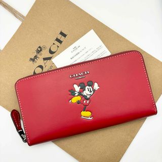 コーチ(COACH)の【DISNEY X COACH】アコーディオン ウォレット！スケート！ミッキー！(長財布)