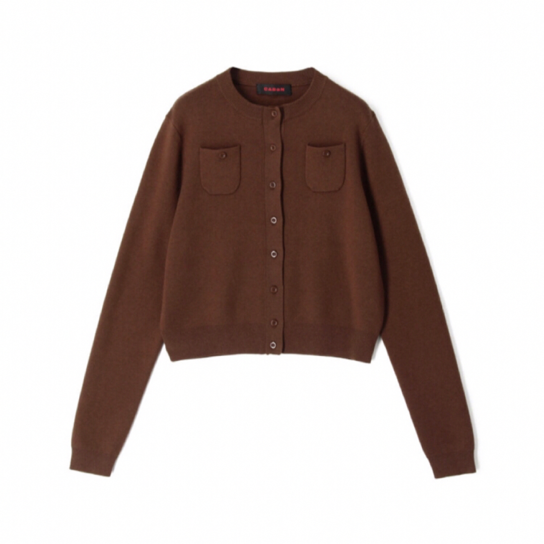 GABAN - CABaN コットンカシミヤ クルーネックカーディガンの GABAN - CABaN コットンカシミヤ クルーネックカーディガンの