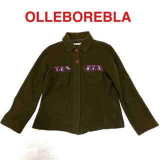 アルベロベロ(ALBEROBELLO)のOLLEBOREBLA アルベロベロ　長袖シャツ　トップス　ビーズ(シャツ/ブラウス(長袖/七分))