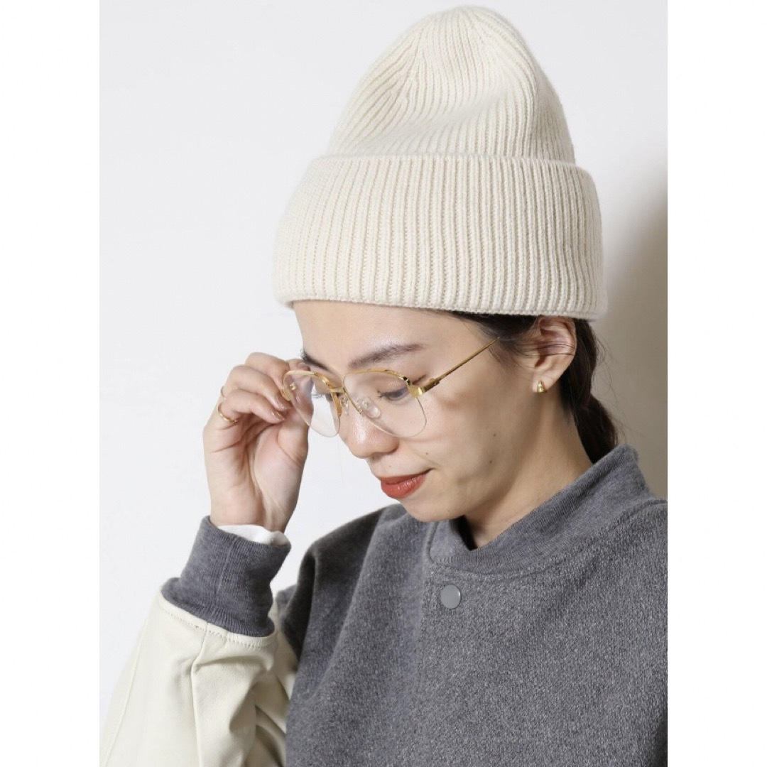 DEUXIEME CLASSE(ドゥーズィエムクラス)のMUSEdeDeuxiemeClasseニット帽DESTIN/BEANIE レディースの帽子(ニット帽/ビーニー)の商品写真