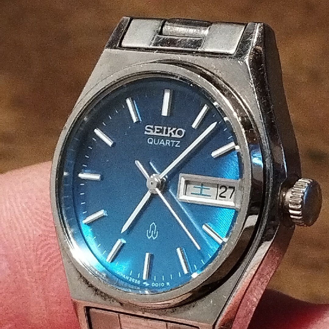 SEIKO(セイコー)のAD5　セイコー　クォーツ時計　　　稼働品　曜日・日付つき レディースのファッション小物(腕時計)の商品写真