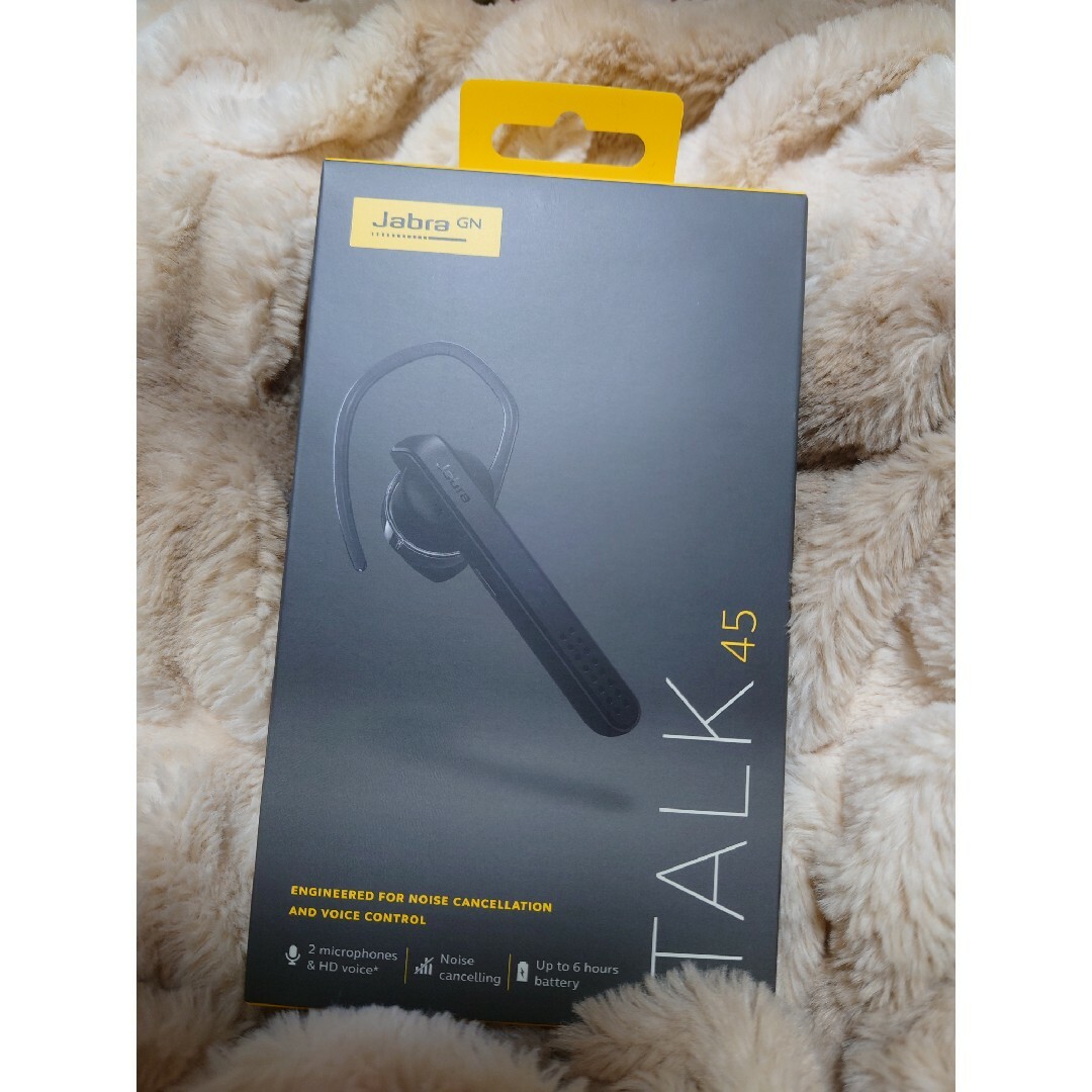 Jabra 片耳 ヘッドセット TALK 45 BLACK スマホ/家電/カメラのオーディオ機器(ヘッドフォン/イヤフォン)の商品写真