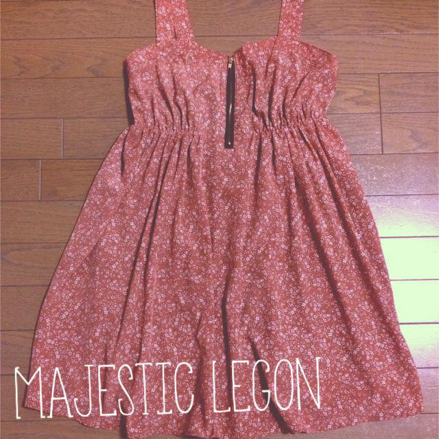 MAJESTIC LEGON(マジェスティックレゴン)のマジェ＊花柄OP レディースのワンピース(ひざ丈ワンピース)の商品写真