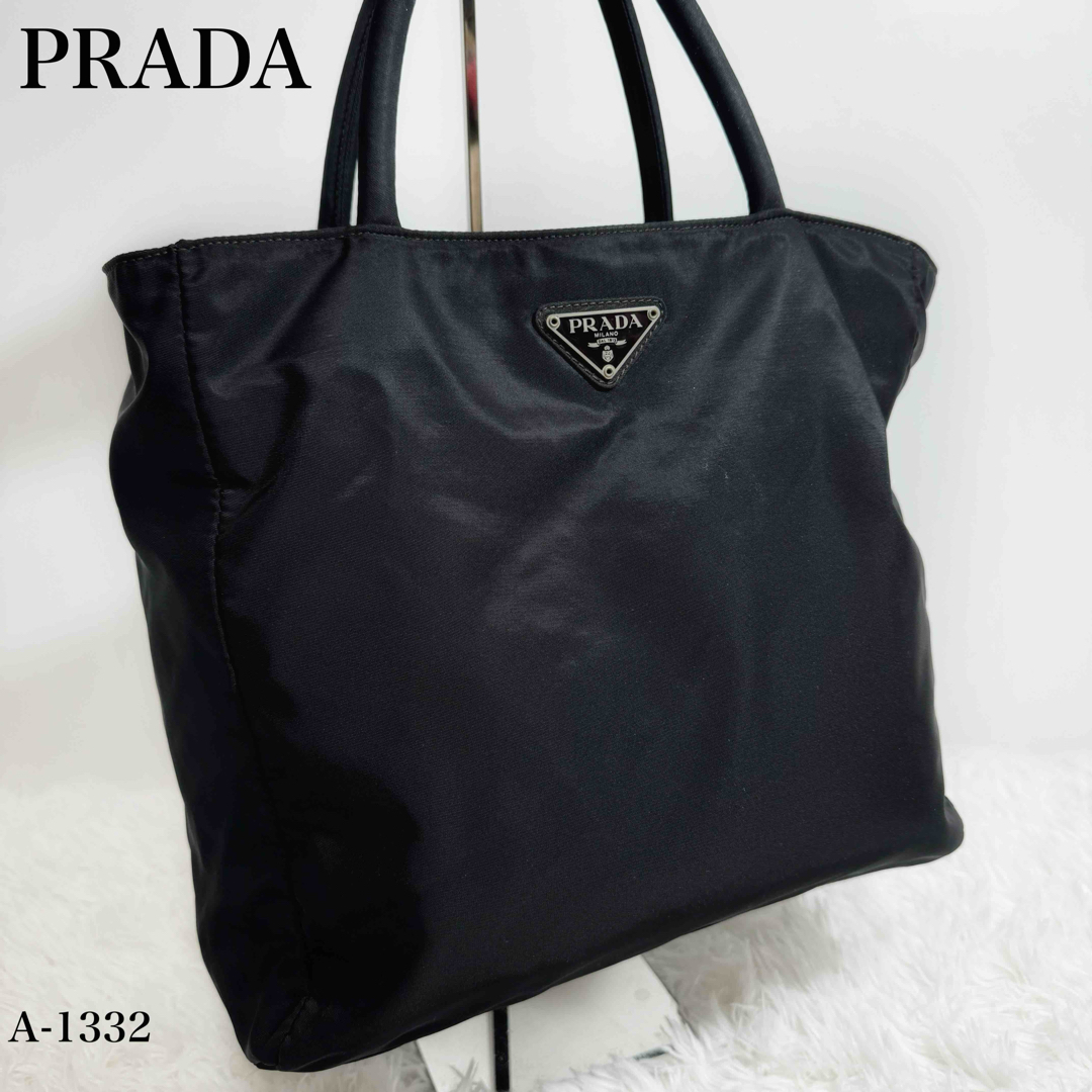 美品✨PRADA プラダ　テスートナイロン　三角ロゴ　トートバッグ　ハンドバッグKのPRADA