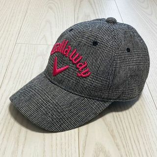 キャロウェイ(Callaway)のCallaway 格子柄 キャップ ☆極美品(キャップ)