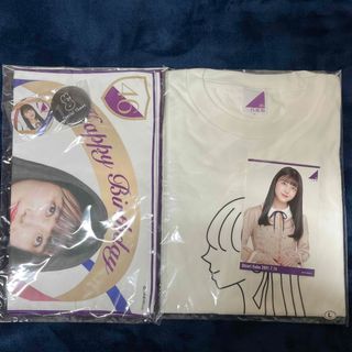 ノギザカフォーティーシックス(乃木坂46)の乃木坂46 久保史緒里 2020年度 生誕Tシャツ フェイスタオル【新品未開封】(アイドルグッズ)