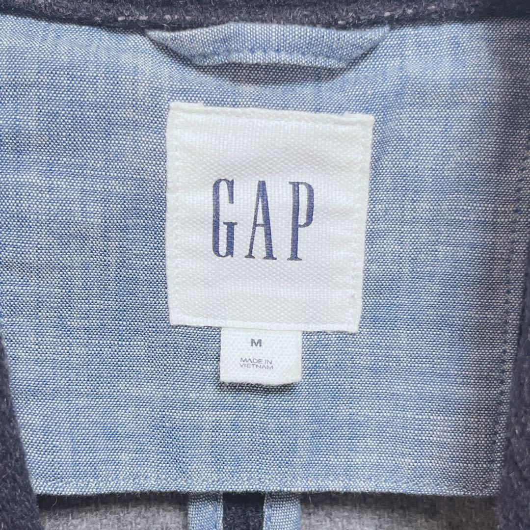 GAP(ギャップ)のギャップ　チェスターコート　ウール混【M】カジュアル　ベーシック　万能　着回し メンズのジャケット/アウター(チェスターコート)の商品写真